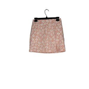 Wild Fable Floral Print Mini Skirt Pink Size 0